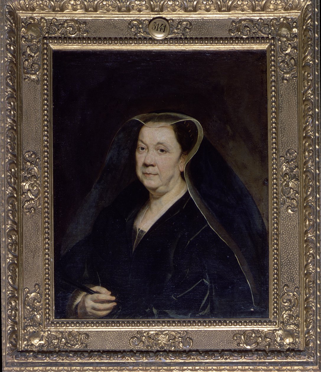 女性の肖像、1660年頃 作： ジェイコブ・ヨルダーンス