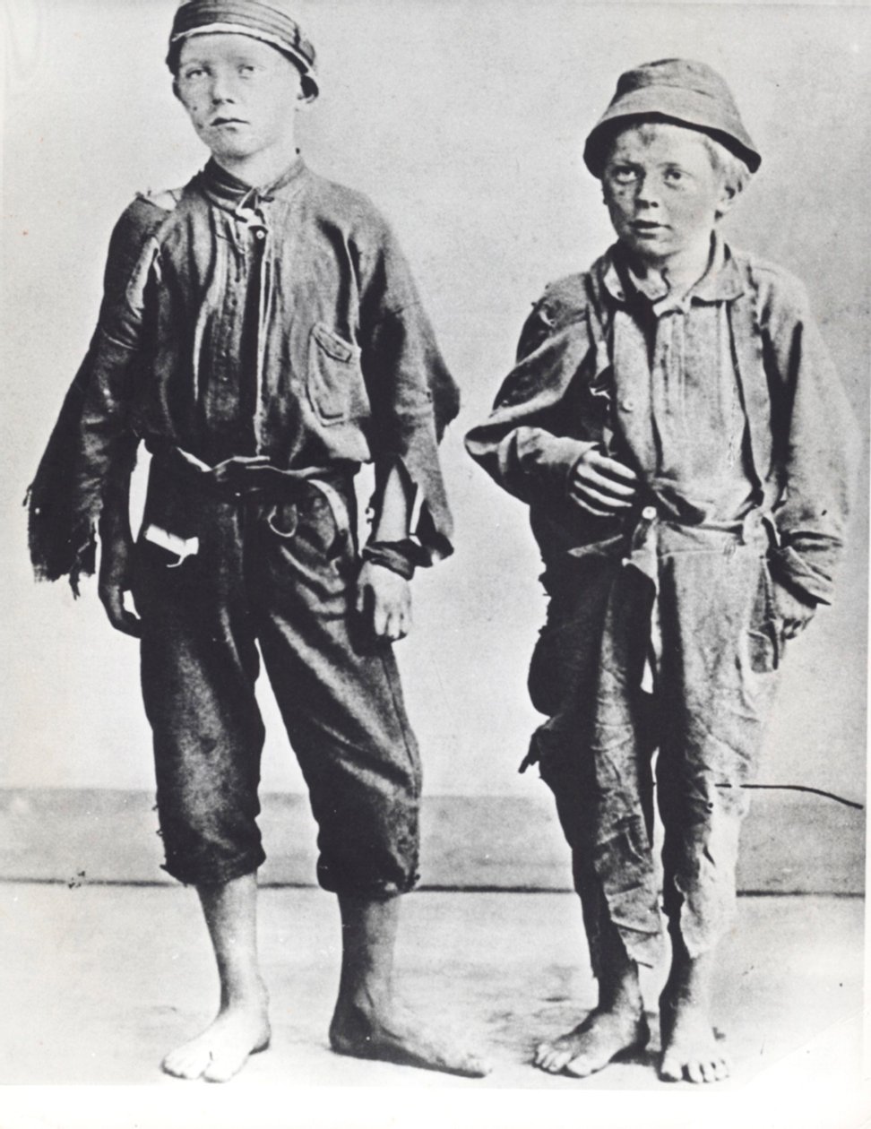 ニューヨークのストリート・アラブ人、1900年頃（モノクロ写真 作： ジェイコブ・オーガスト・リース