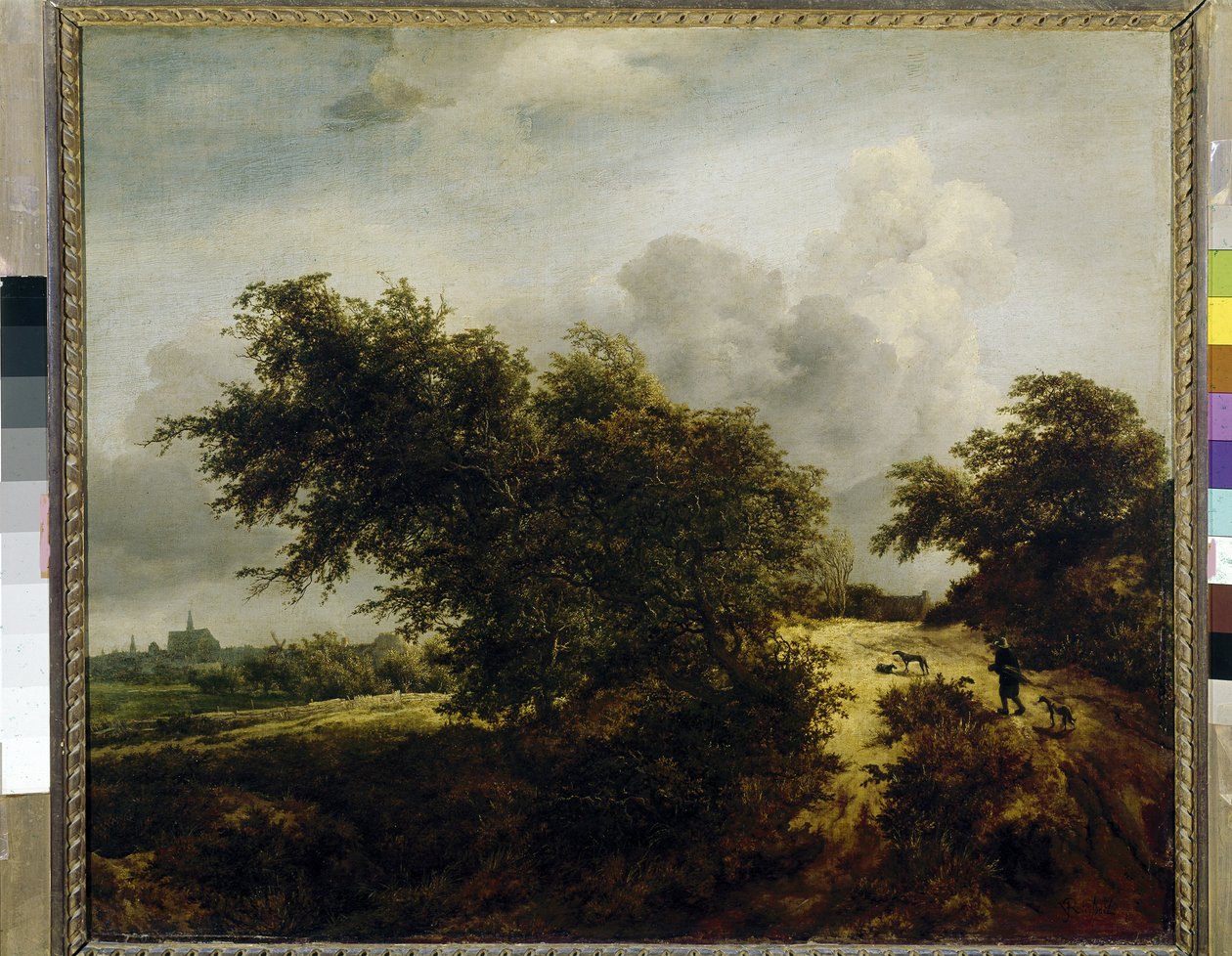Le Buisson (The Bush), c. 1647年（キャンバスに油彩） 作： ヤコブ・ファン・ロイスダール