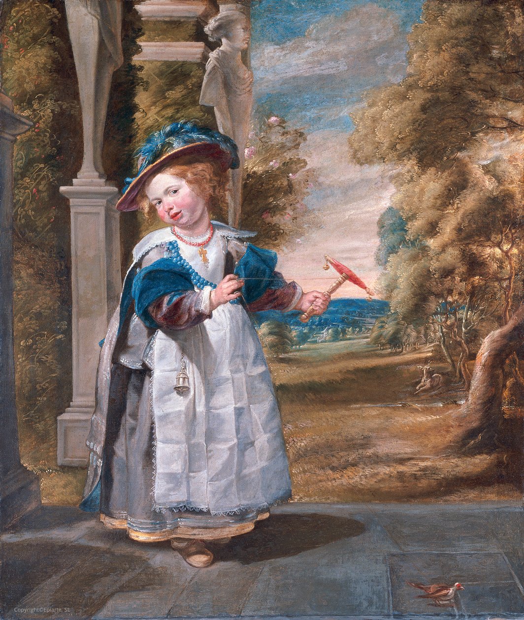 アンナ・カタリーナ・ヨルダーンス（1629-1676）の肖像 作： ジェイコブ・ヨルダーンス