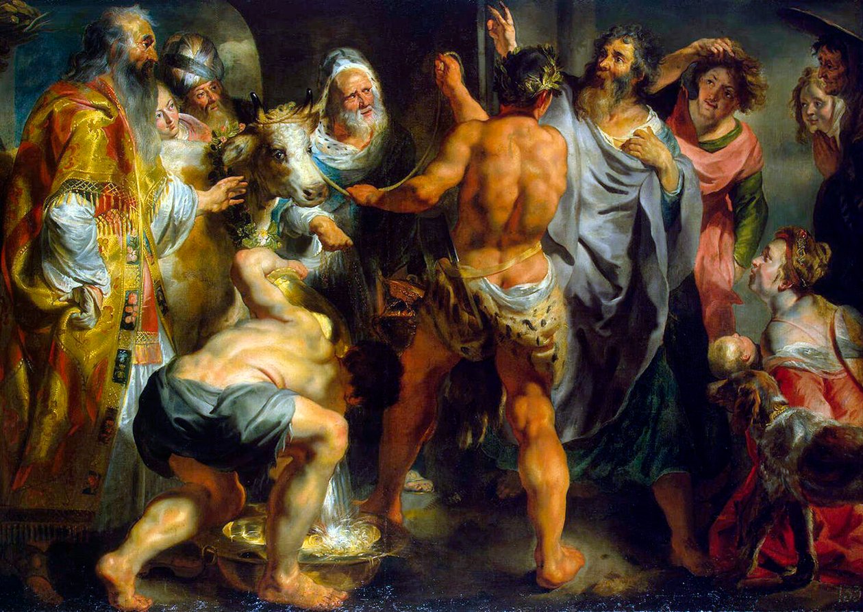リストラの使徒パウロとバルナバ、c1616-1617。 作： ジェイコブ・ヨルダーンス