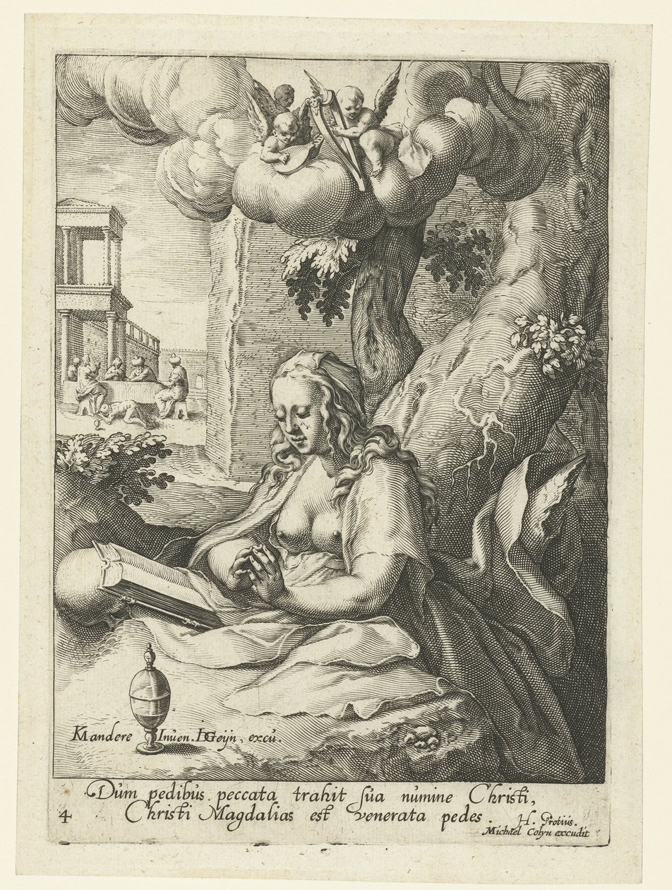 Maria Magdalena als berouwvolle zondaar Acht berouwvolle zondaars uit het Oude en Nieuwe Testament (series title)   1330110   ja       japanese Successfully Translated  Original: Spotprent met kerstvoorstelling The new Christmas pantomime (title on object) 作： Jacob de Gheyn（II）（のワークショップ）