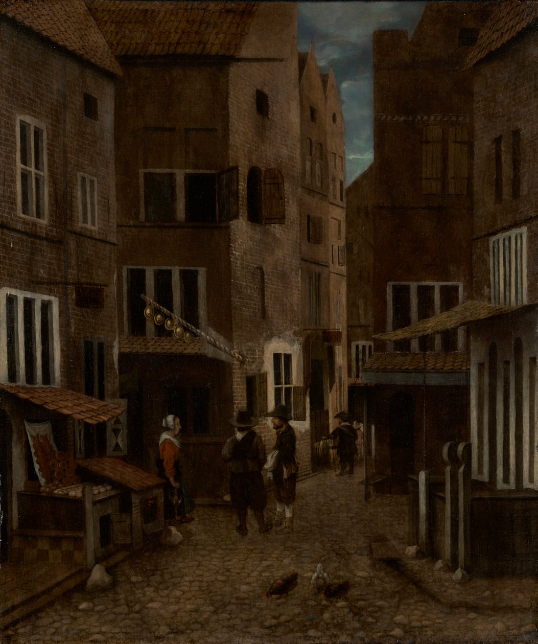 ストリートシーン 作： Jacobus VrelまたはFrel