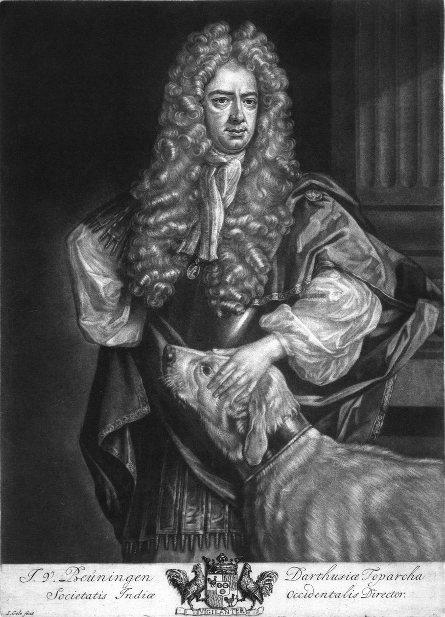 ヤン・ファン・ビューニンゲン（1667-1720） 作： Jacobus Gole