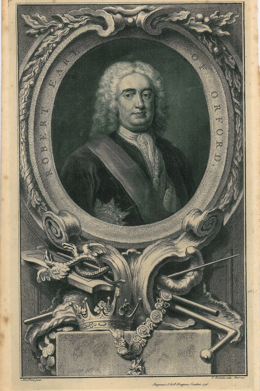 ロバート、オーフォード伯、1746年 作： Jacobus Houbracken