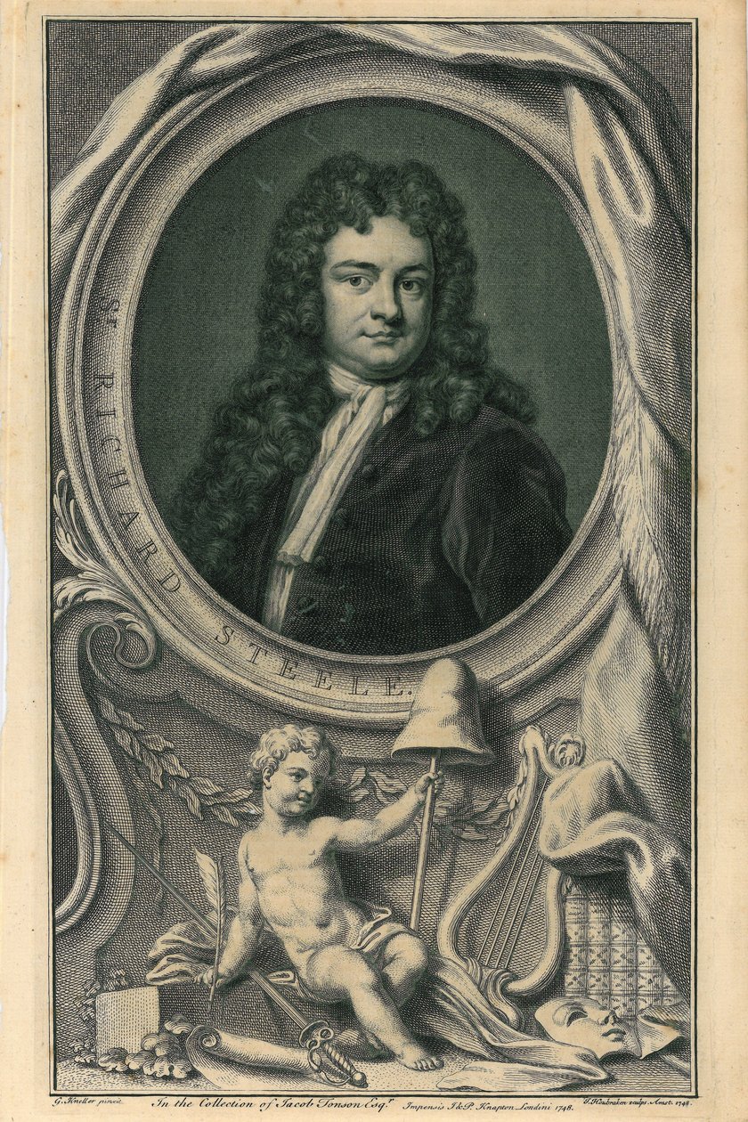 リチャードスティール卿 作： Jacobus Houbracken