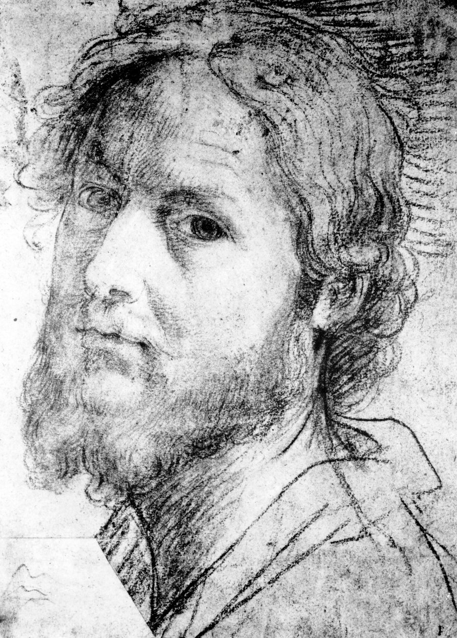 自画像、1510年頃 作： ヤコポ・パルマ