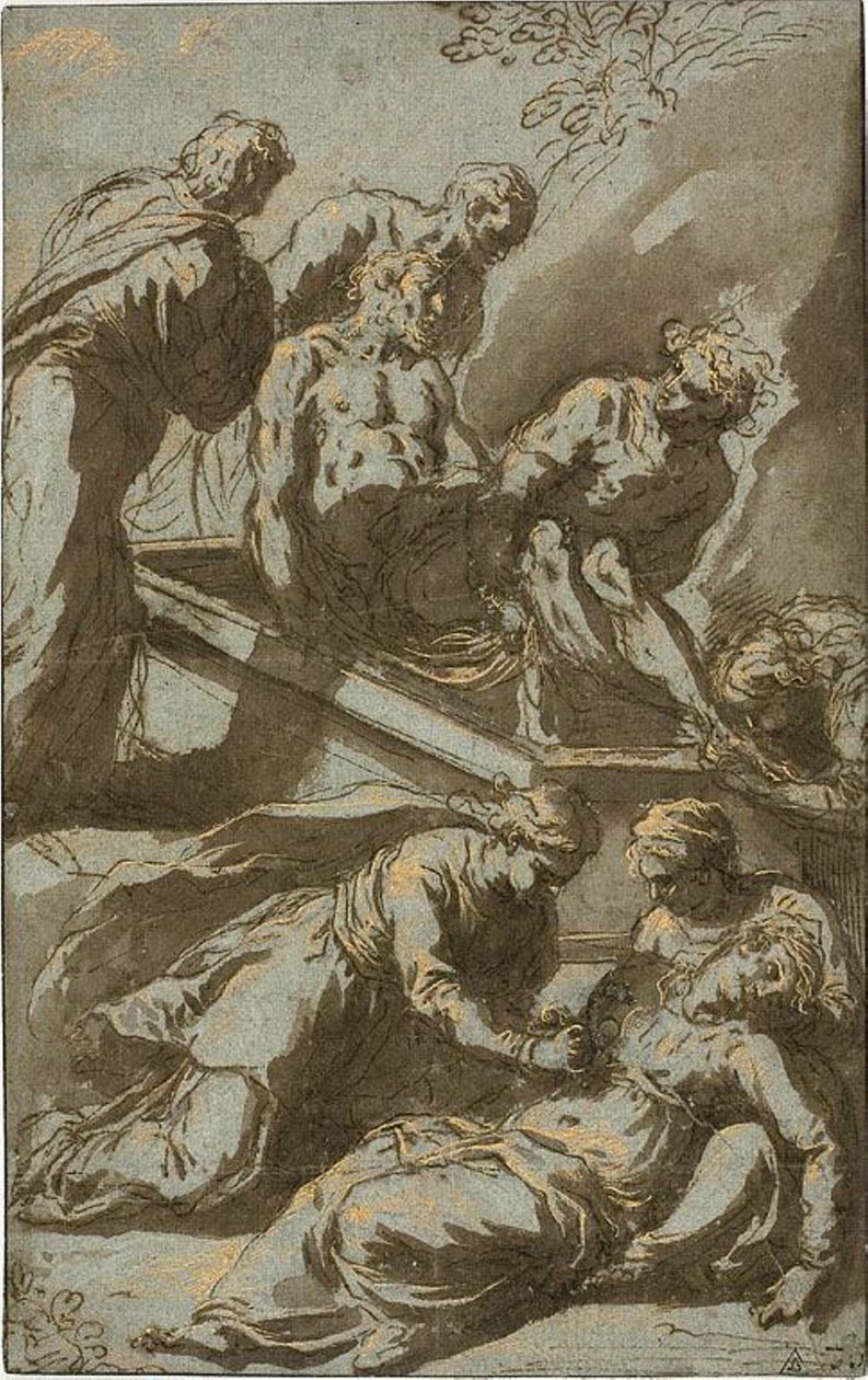 キリストの埋葬 作： Jacopo Palma il Giovane