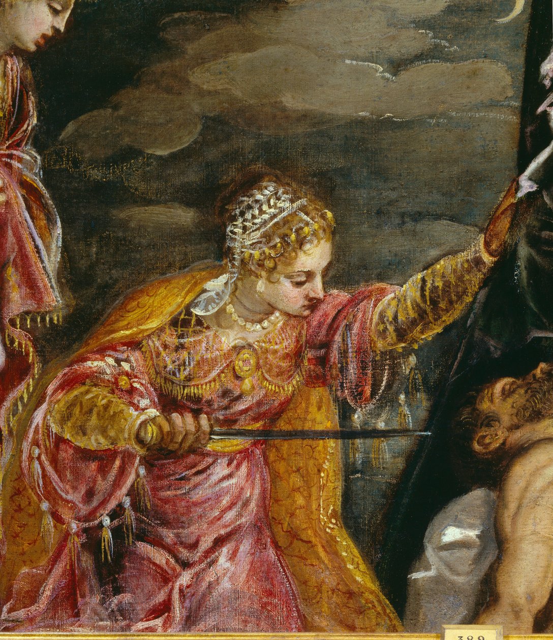 Judith und Holofernes (Detail) von Jacopo Robusti Tintoretto