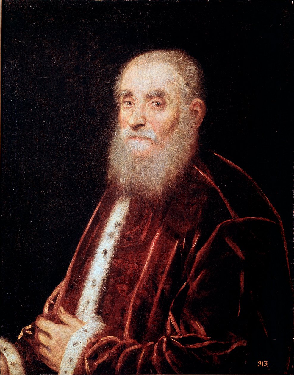 Jacopo Robusti ditTintorettoによるベネチア上院議員の絵画の肖像 作： ヤコポロブスティティントレット