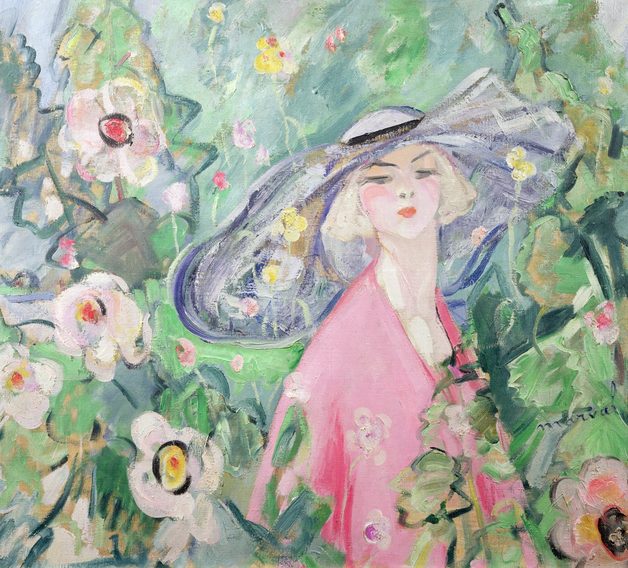 帽子をかぶった女」1920年頃（油彩・キャンバス） 作： ジャクリーン・マーバル