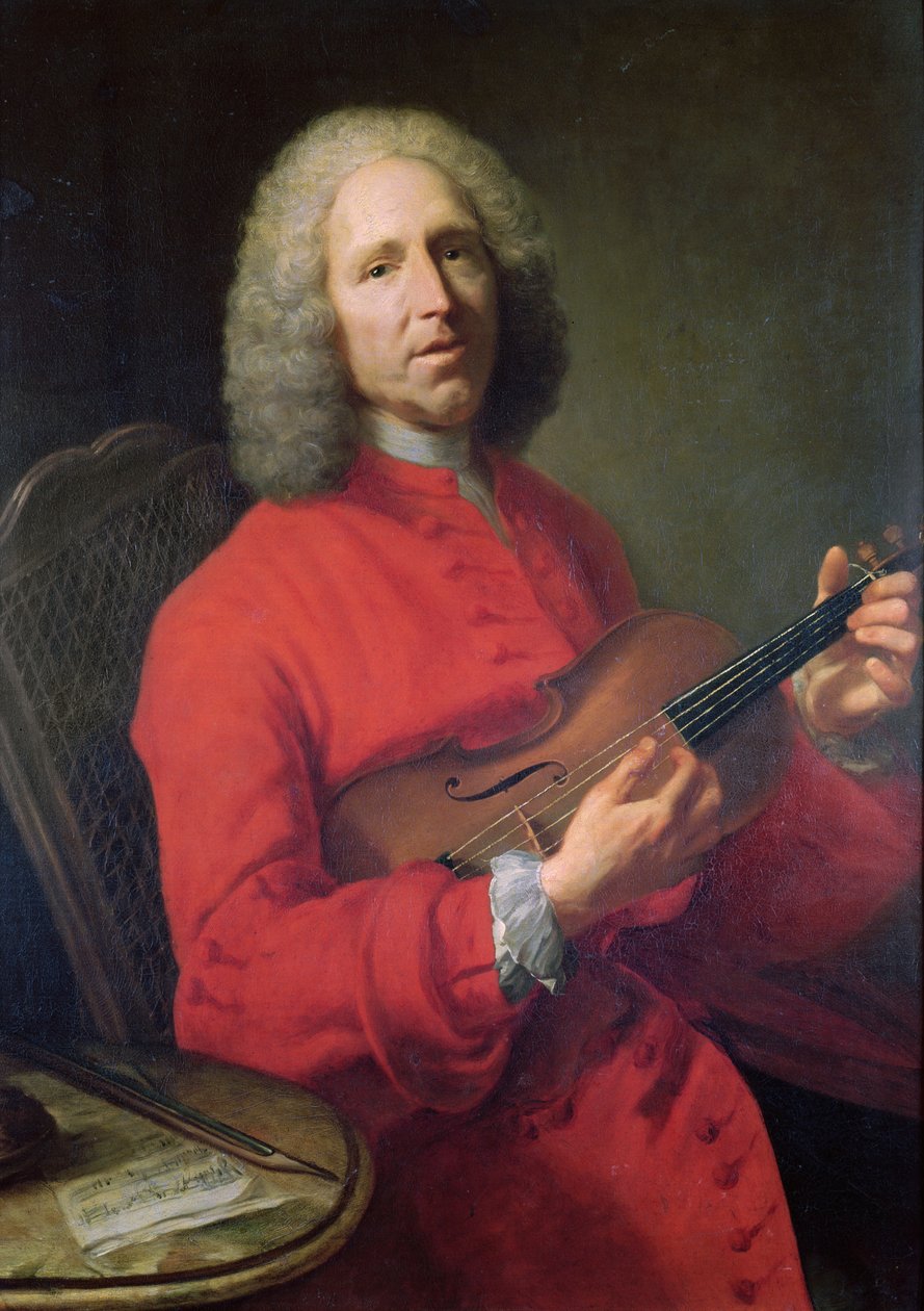 ジャン・フィリップ・ラモー（1683-1764）とバイオリン 作： ジャックアンドレジョセフキャメロットアヴェド