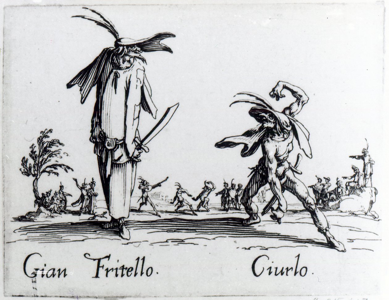 I Balli de Spessanei、またはLe Grande Chasse、1622年頃 作： ジャック・カロ