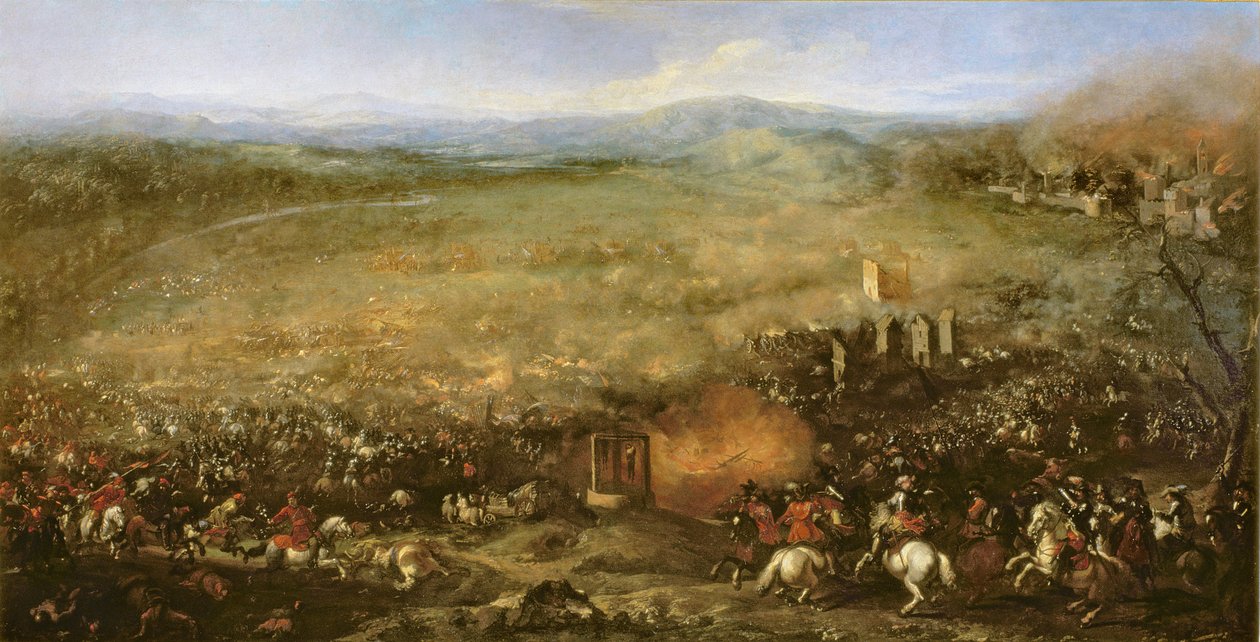 1632年のルッツェンの戦い 作： ジャック・クルトワ