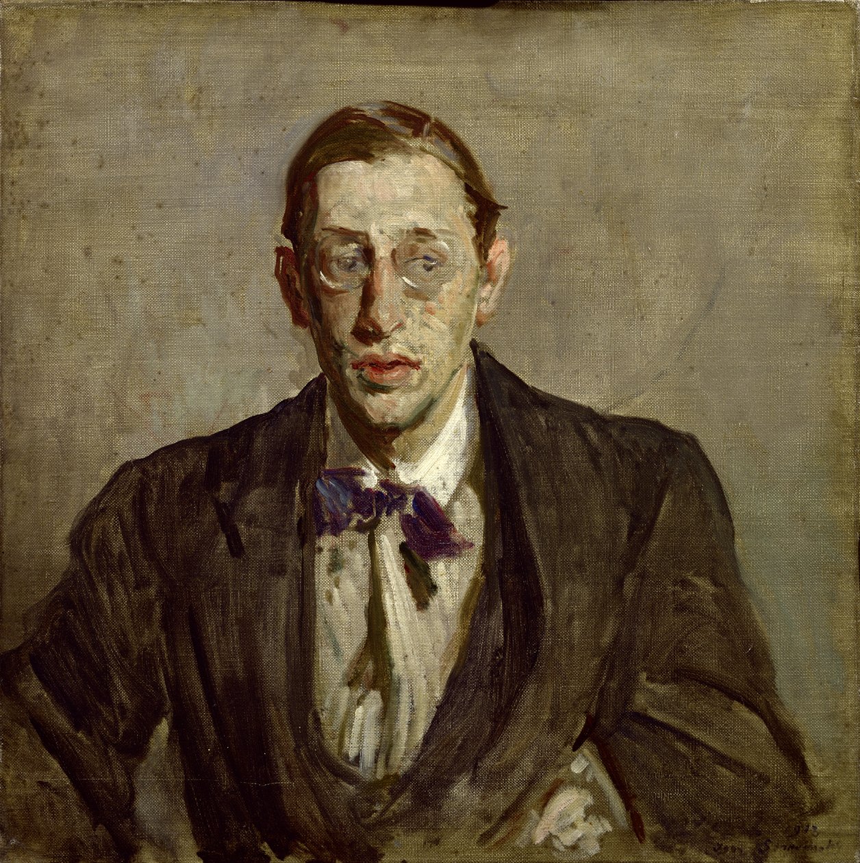 イゴール・ストラヴィンスキーの肖像画のための研究（1882-1971）、1913 作： ジャック・エミール・ブランシュ