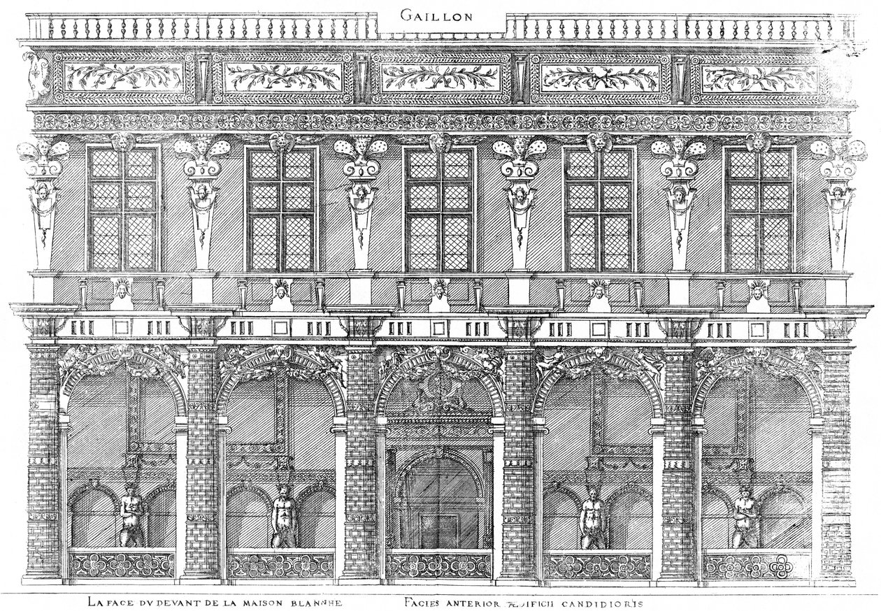 フランスで最も優れたバスティメントの最初のボリュームからの彫刻 作： ジャックIアンドルーデュセルソー