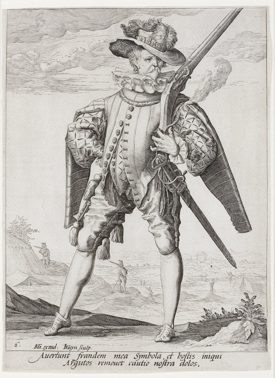 銃士、1587 作： ジャック・ド・ガイン