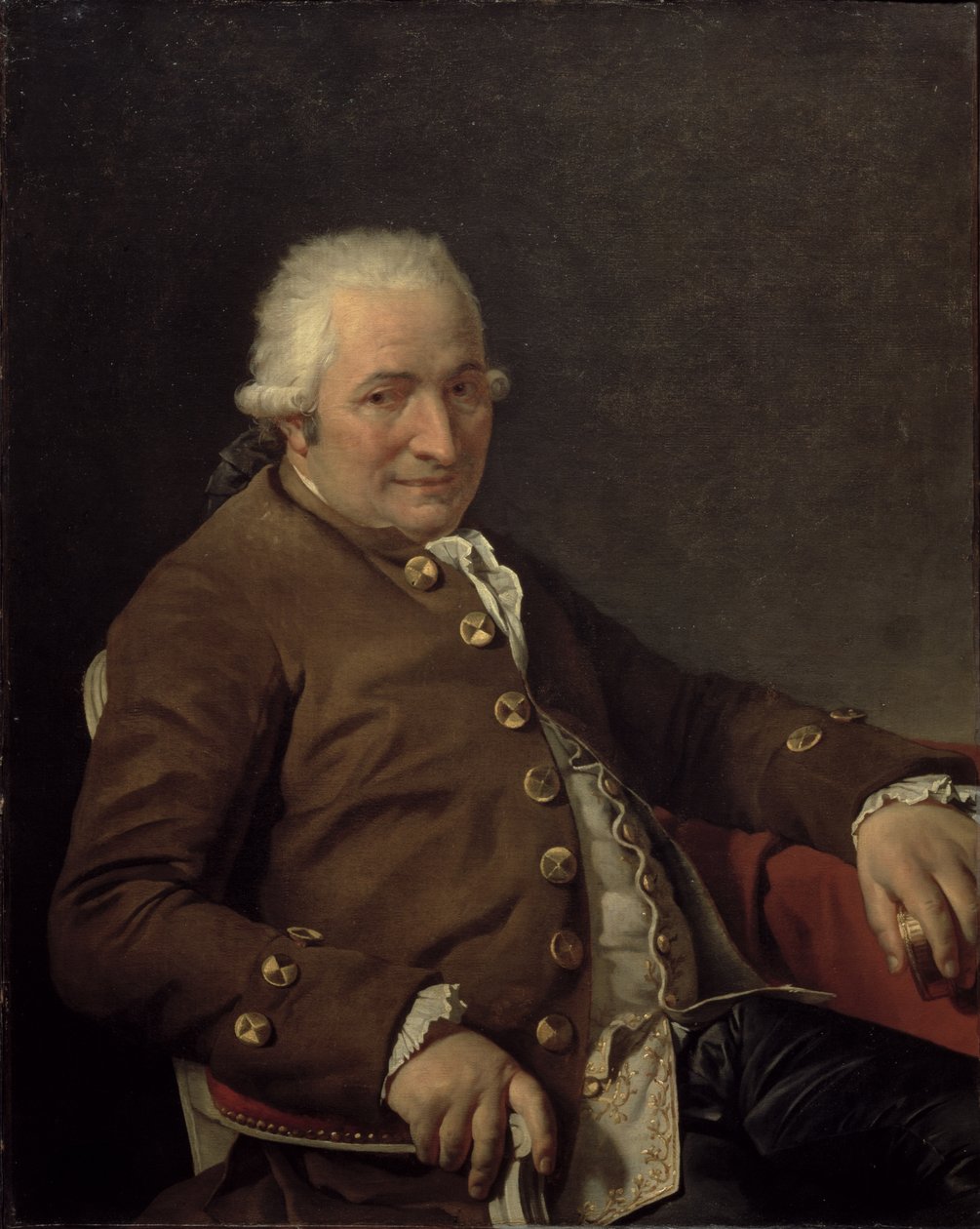 シャルルピエールペクールの肖像、1784 作： ジャック・ルイス・デビッド