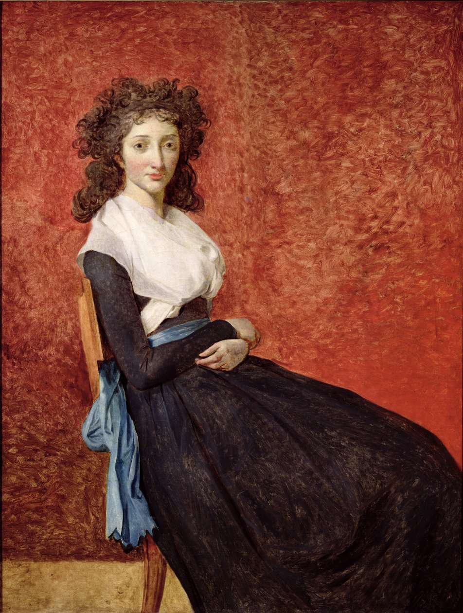 チャールズ・ルイ・トルダン夫人の肖像（1769-1802）c.1791-92 作： ジャック・ルイス・デビッド
