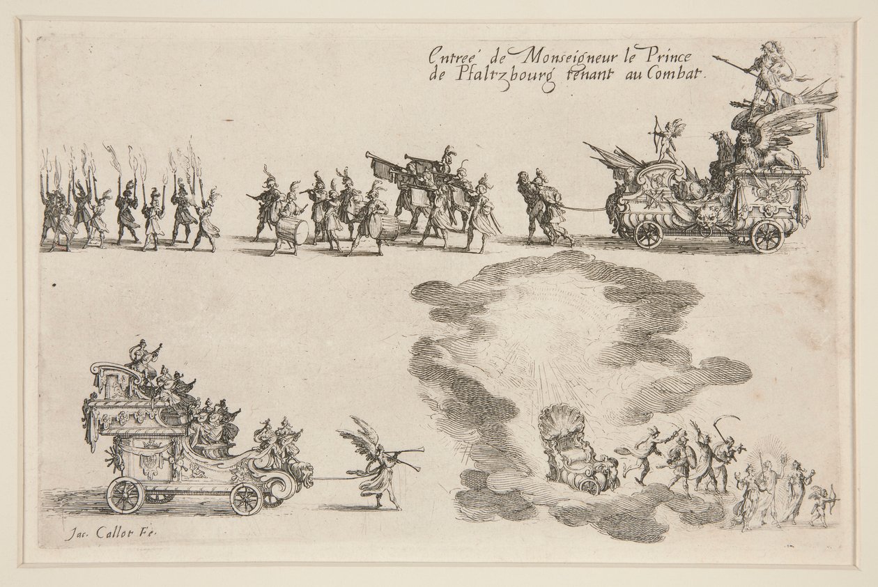戦闘？ la Barri?re, Entr?e du Prince de Platzbourg 作： ジャック・カロ