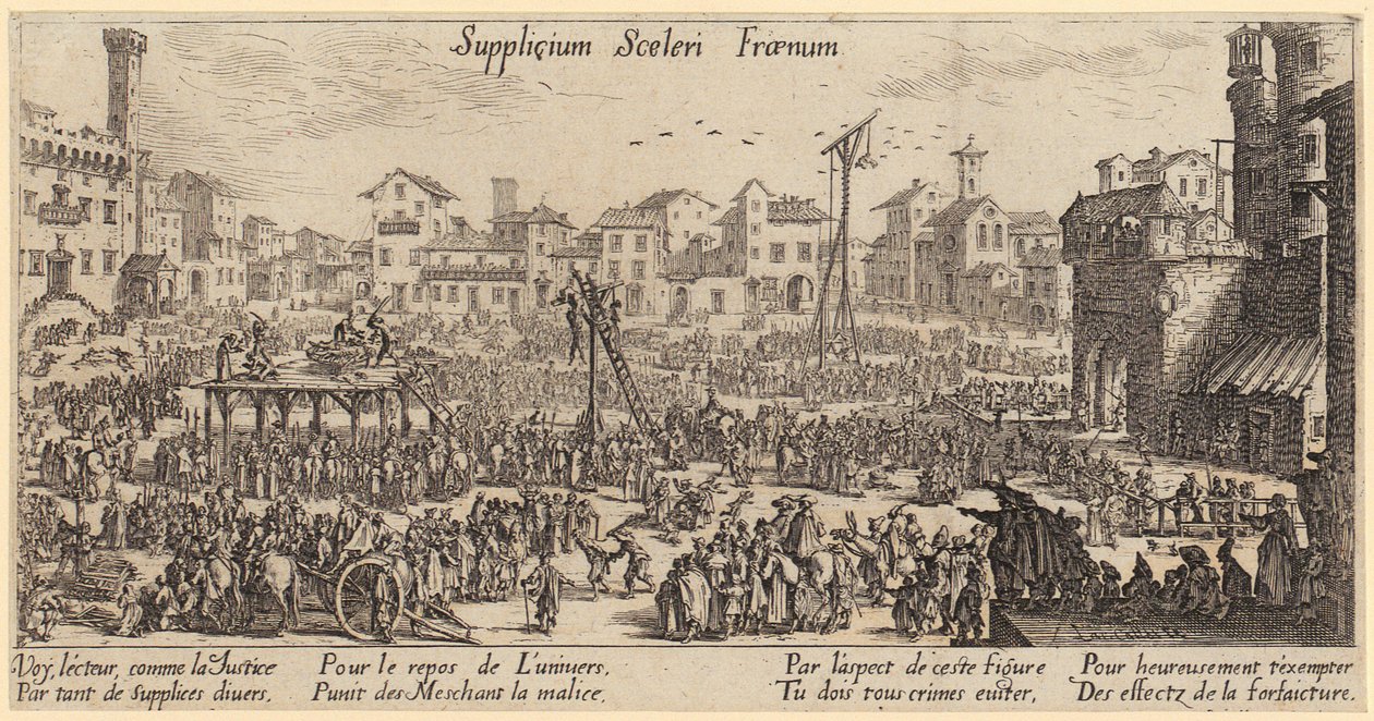 聖マティアス、「イエス、十二使徒、そしてマリア」シリーズ第13枚 作： ジャック・カロ