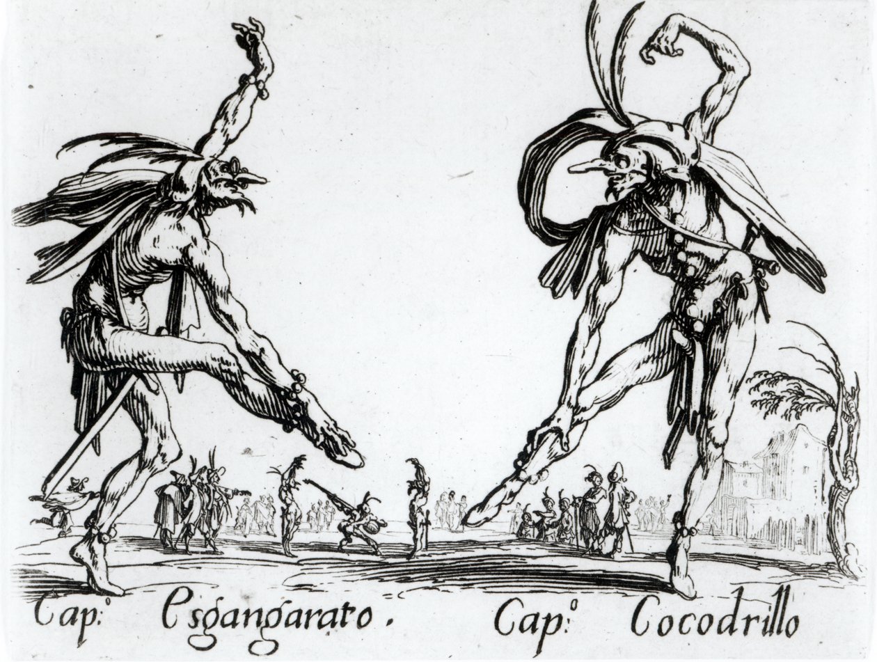 I Balli de Spessanei (I Balli de Spessanei), or The Great Hunt (the engraving) (bw-photo) 作： ジャック・カロ