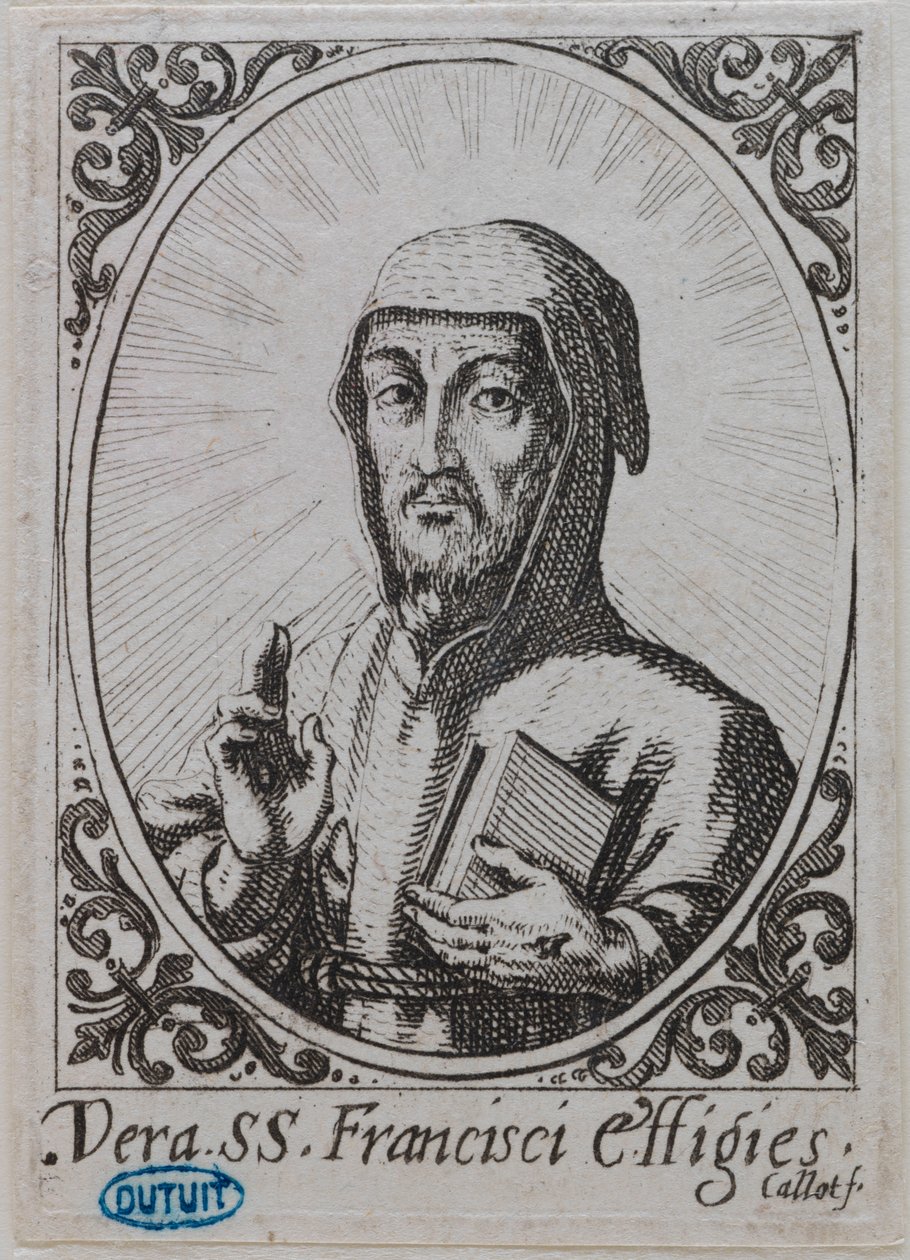 Das wahre Abbild des Heiligen Franziskus (Lieure 370, Meaume 142) 作： ジャック・カロ