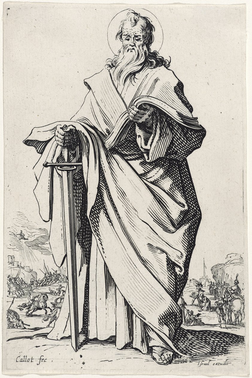 Les GrandsApôtres（The Large Apostles）のセントポール、1631 作： ジャック・カロ