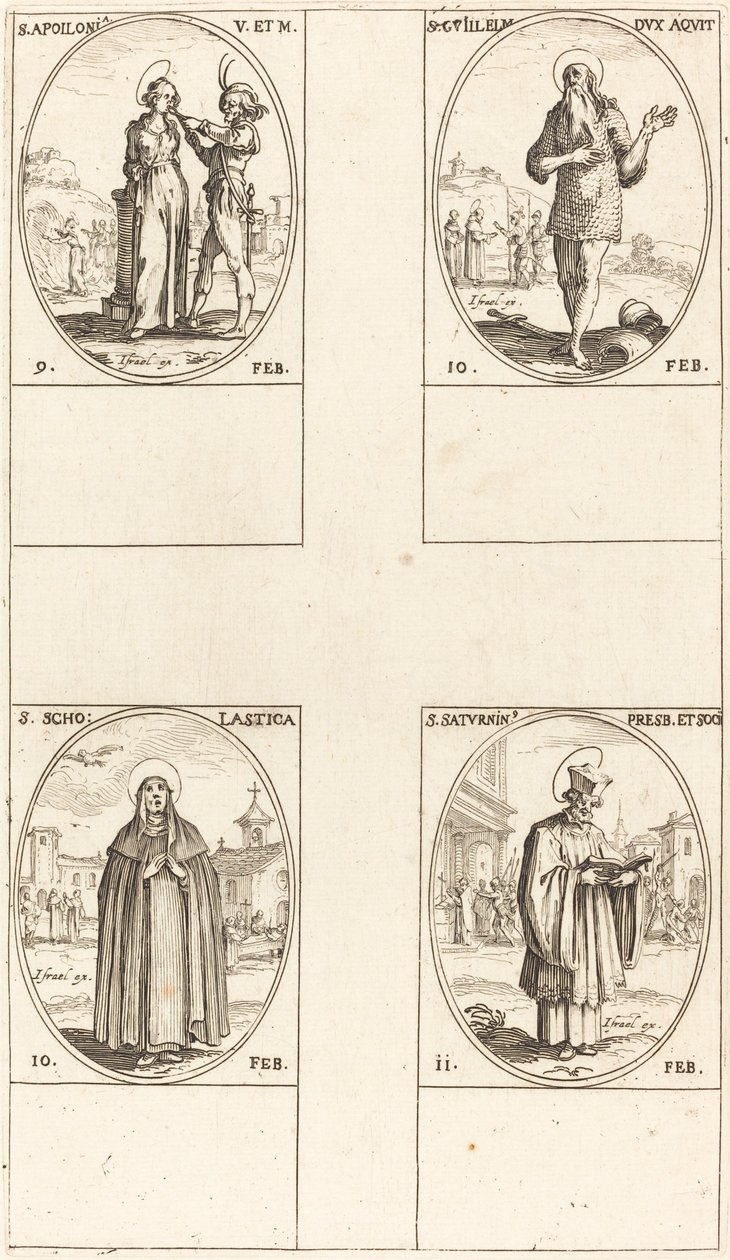 St. Apollonia; St. Guillaume; St. Scholastica; St. Saturnin   1239633   ja       japanese Successfully Translated  Original: Illustration to the Mahabharata Translat: Illustration to the Mahabharata 1310825 ja japanese Successfully Translated Original: Sea 作： ジャック・カロ