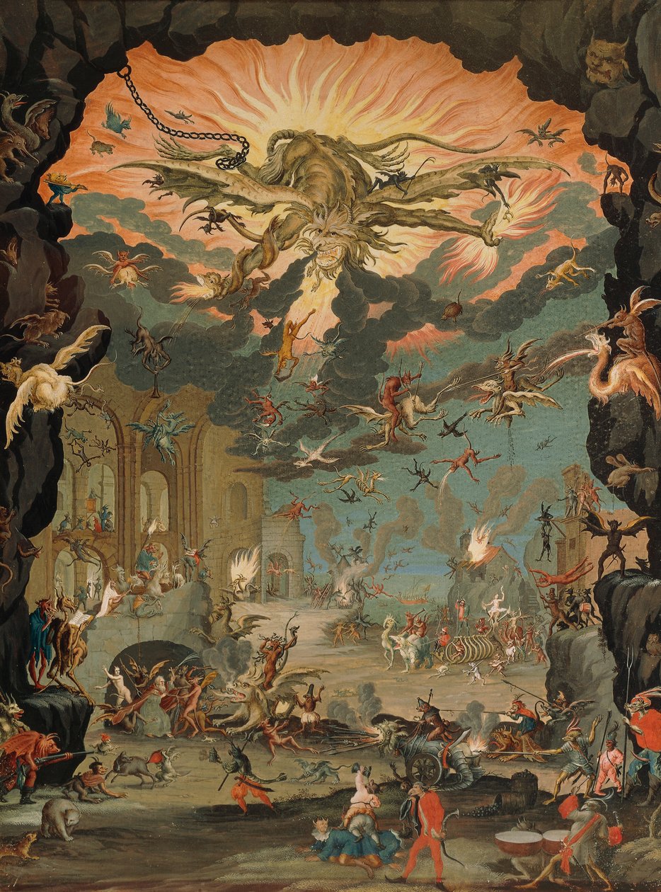 聖アンソニーの誘惑、ジャック・カロ作（1592-1635） 作： ジャック・カロ