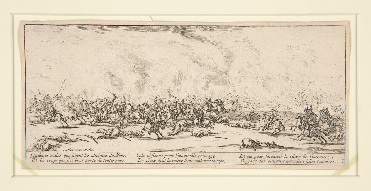 The Battle, from The Miseries and Disasters of War 作： ジャック・カロ