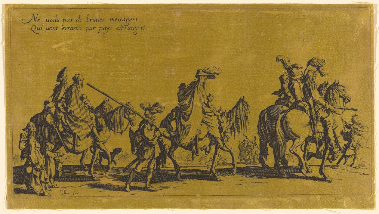 Die Bohemiens marschieren: Die Vorhut 作： ジャック・カロ