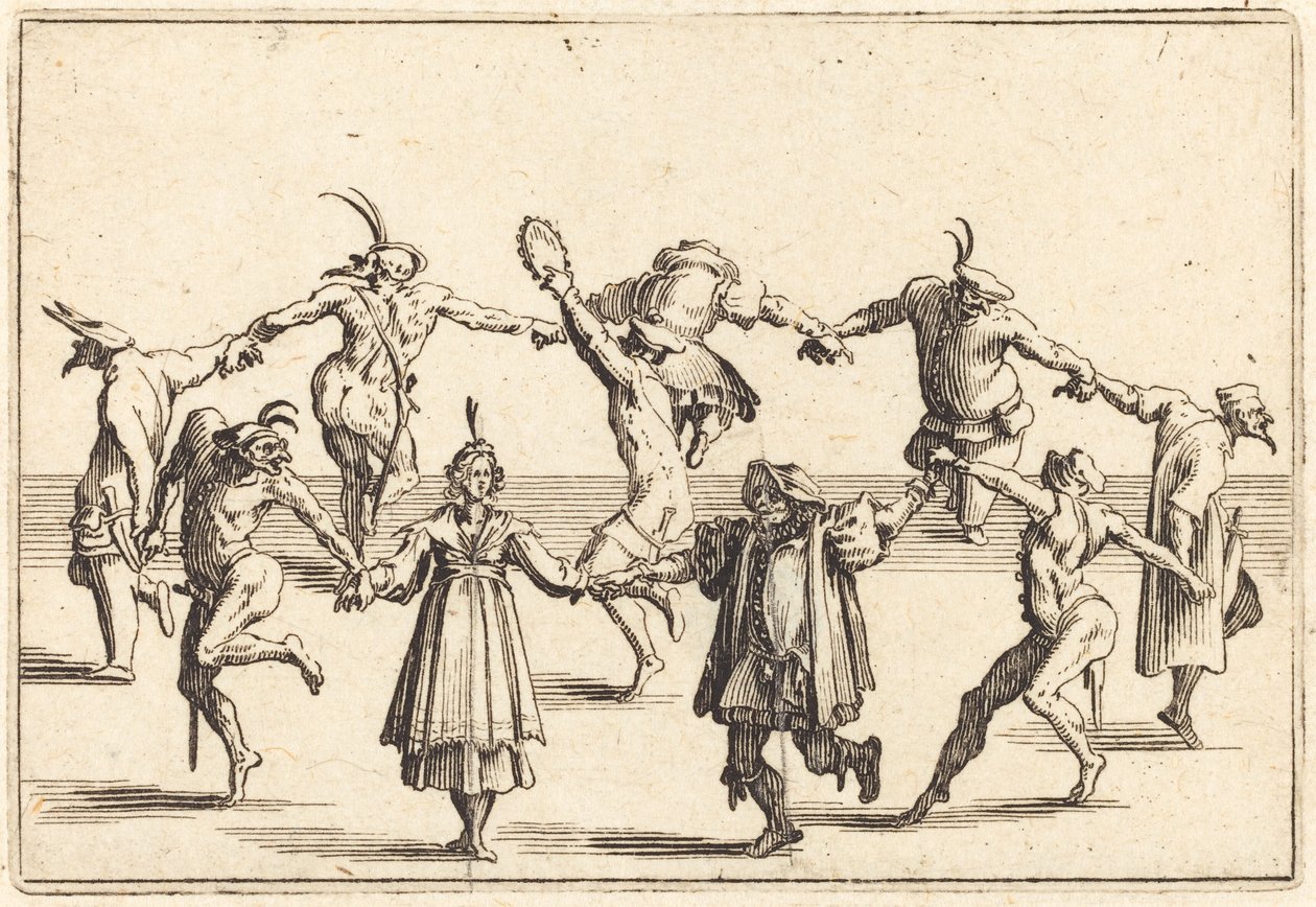 ダンス、c。 1622年。 作： ジャック・カロ
