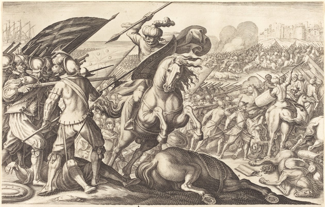 トルコ騎兵隊の敗北、c。 1614年。 作： ジャック・カロ