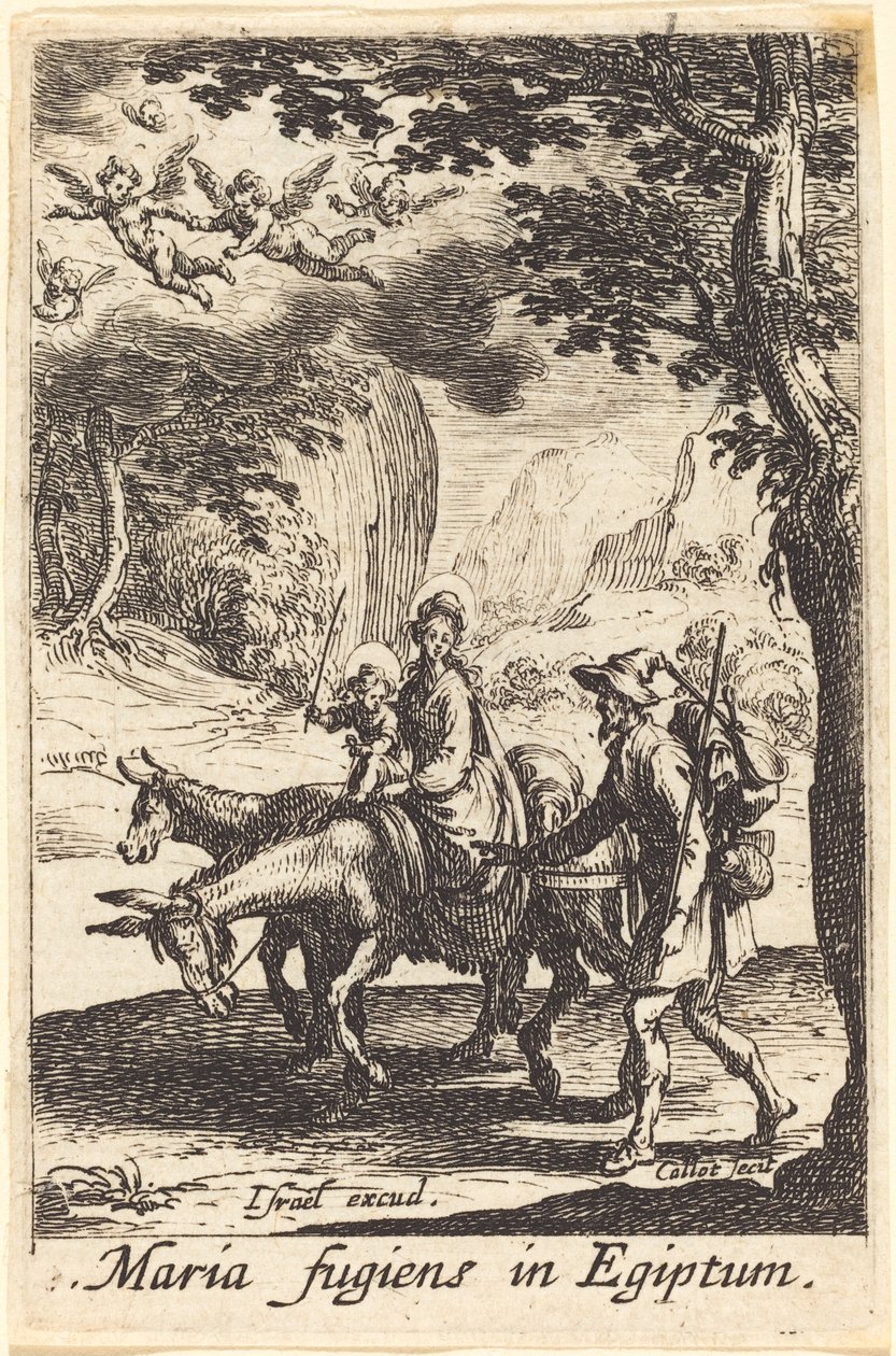 1630年以降のエジプトへの逃亡。 作： ジャック・カロ