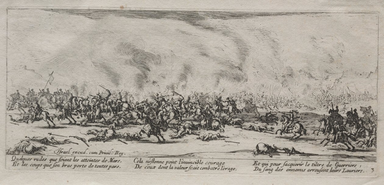 大戦争の大惨事：戦い、1633年。 作： ジャック・カロ
