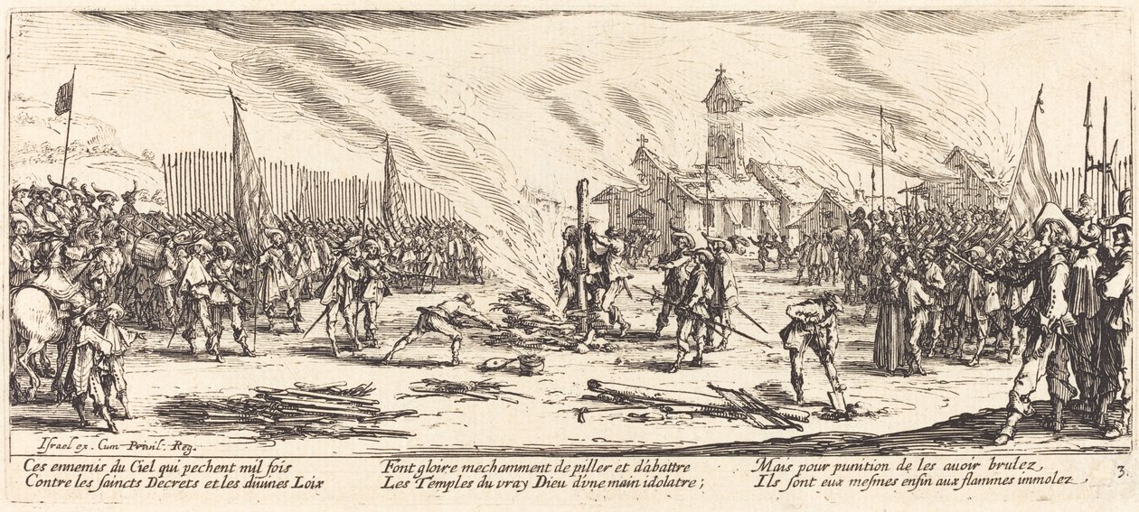 1633年頃の「The Stake」。 作： ジャック・カロ