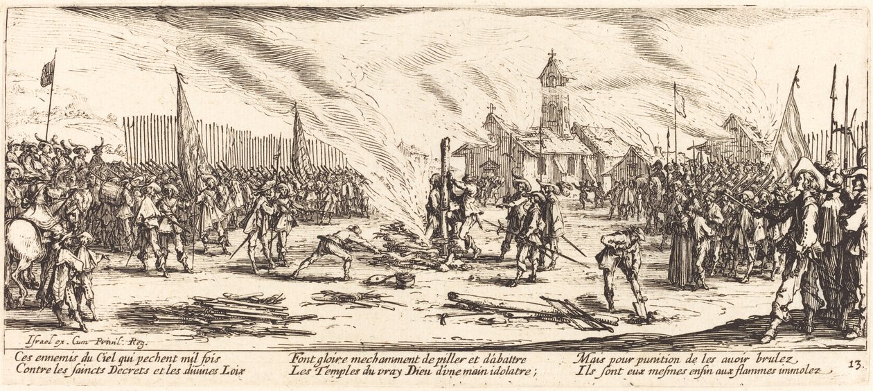 1633年頃の「The Stake」。 作： ジャック・カロ