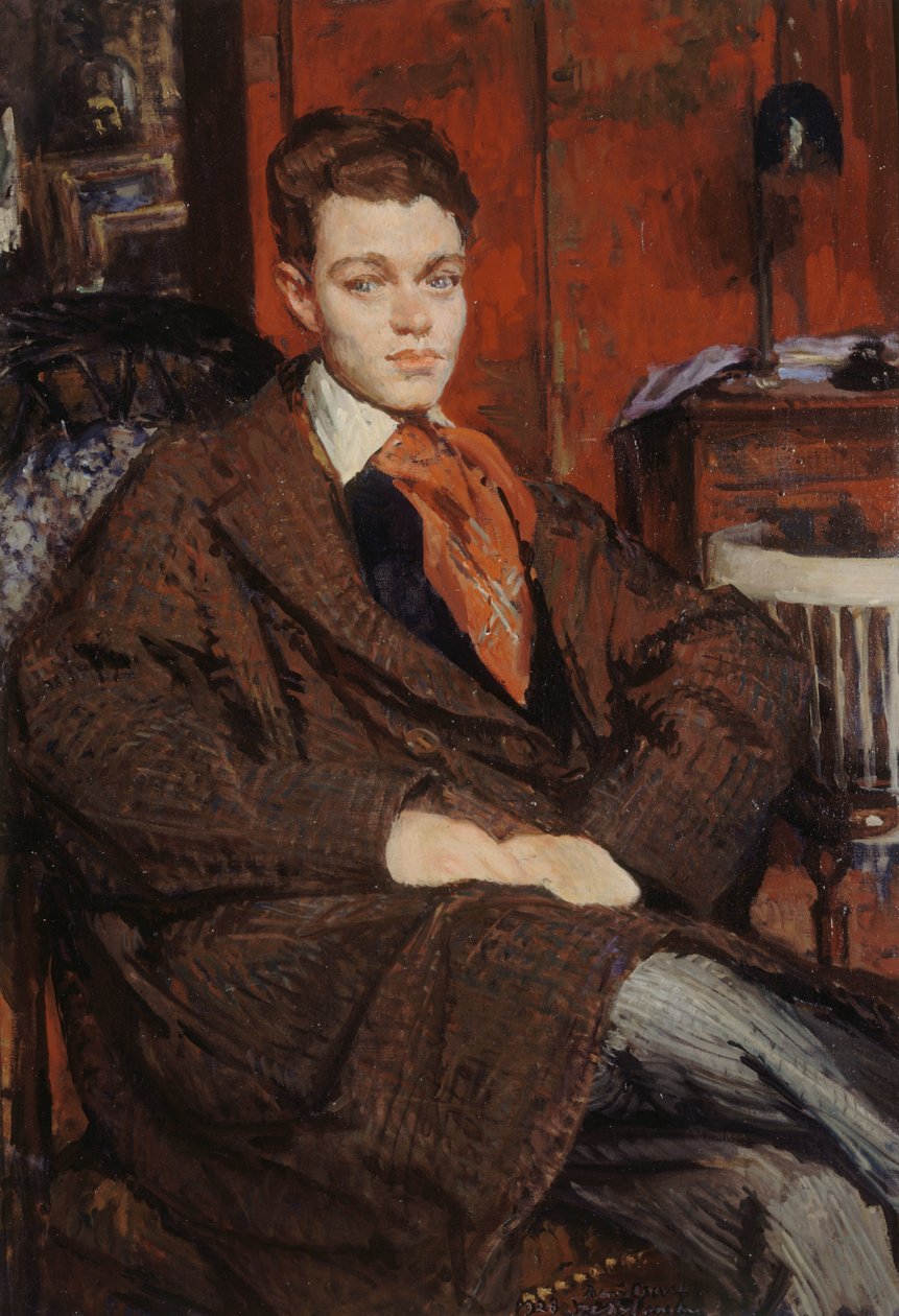 ルネ・クレーベルの肖像 1900-1935, 1928. 作： ジャック・エミール・ブランシュ