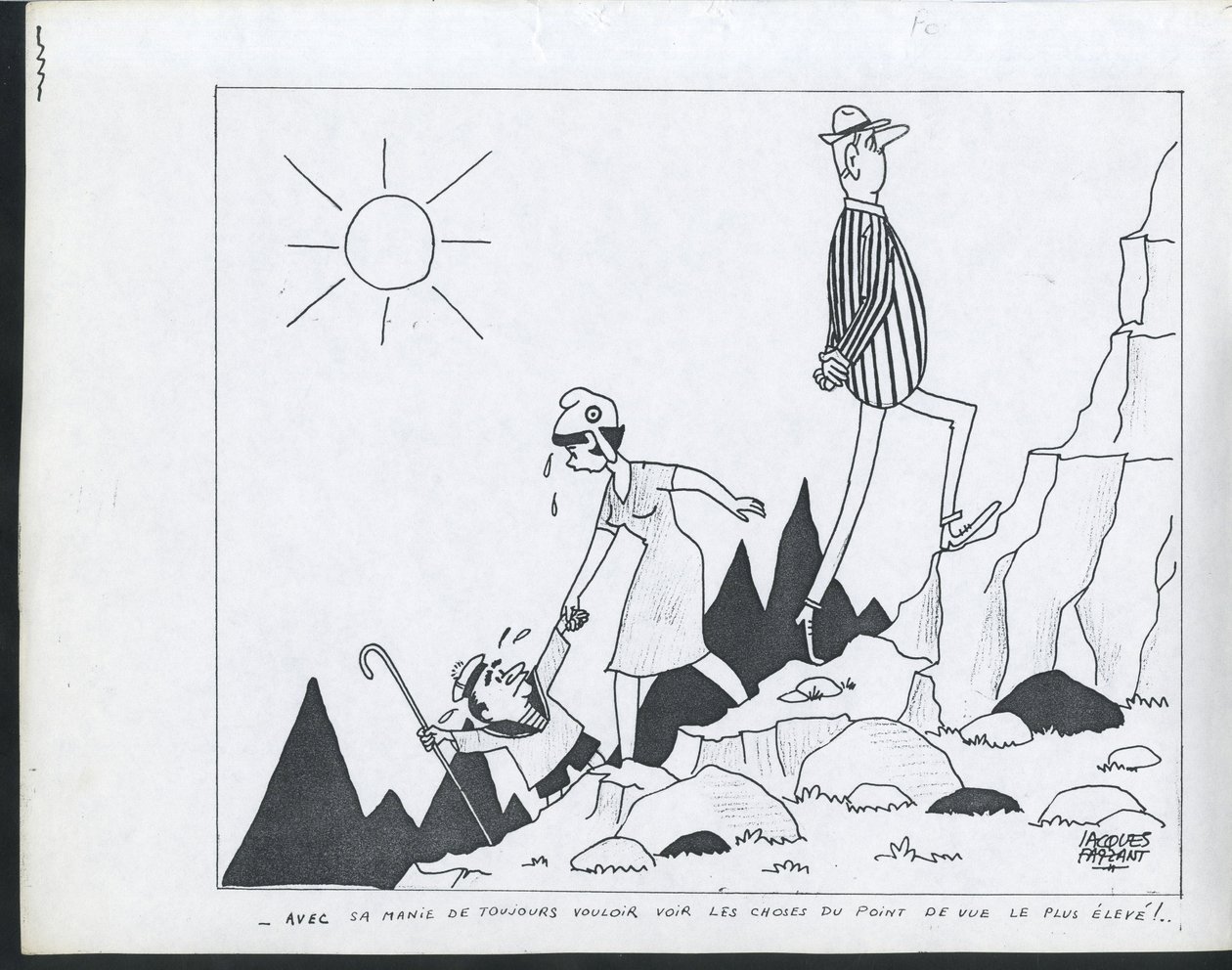 キャンディード、風刺的なB＆W 作： ジャック・フェイザン