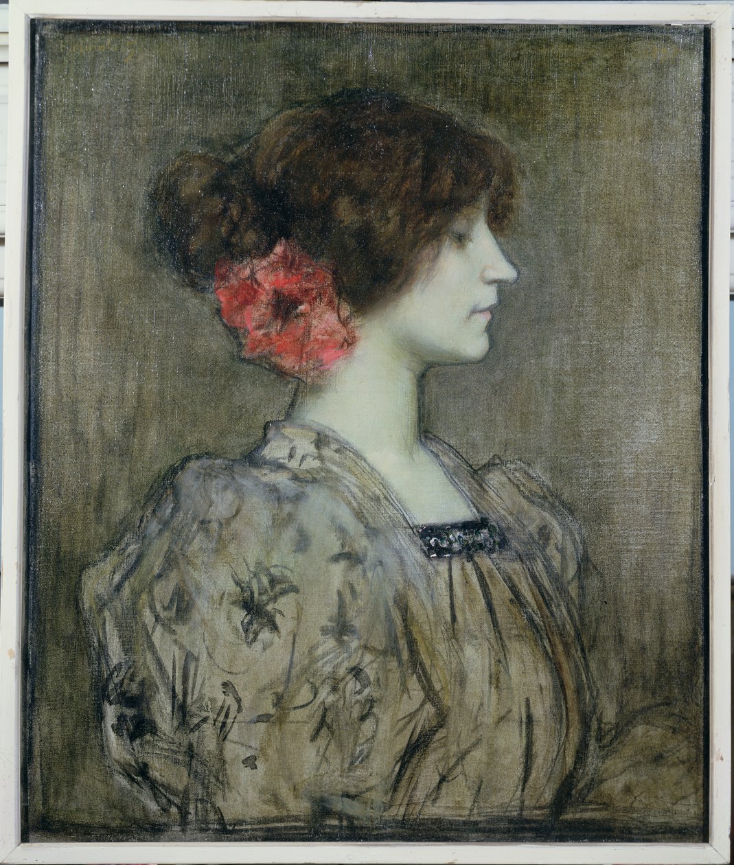 コレット（1873-1954）、1896年頃 作： ジャック・フェルナンド・ハンバート