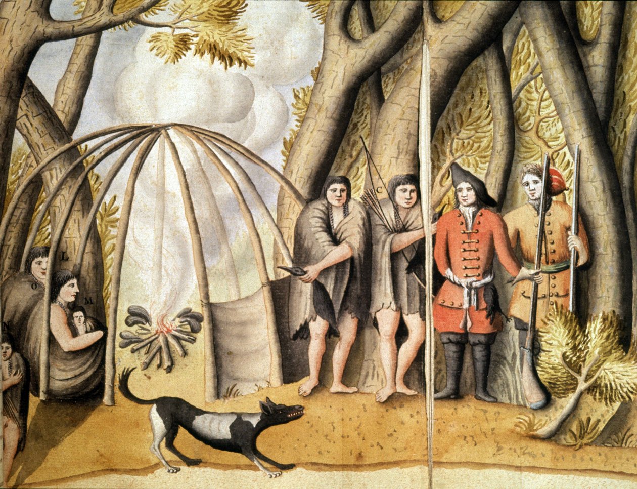 マゼラン デトロイトのインディアン 作： Jacques Gouin de Beauchesne