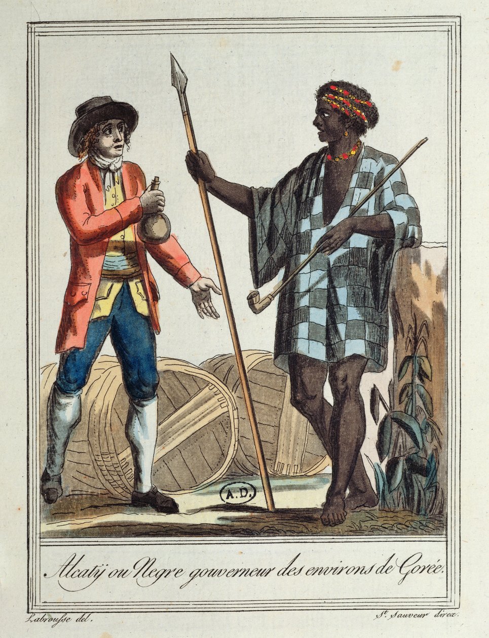 ゴレ地区の黒人総督、1796 年 作： ジャック・グラッセ・ド・サンソヴール