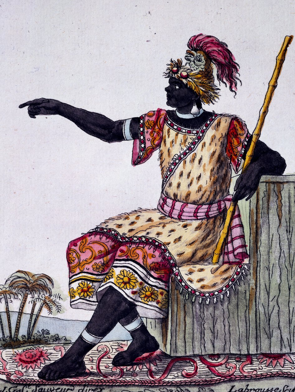 ジャック・グラッセ・ド・サン＝ソーヴル（1757-1810）の『航海の百科事典』に掲載されたラブローズ（1796年活躍）の絵からのカラー・エングレーヴィング。 作： ジャック・グラッセ・ド・サンソヴール