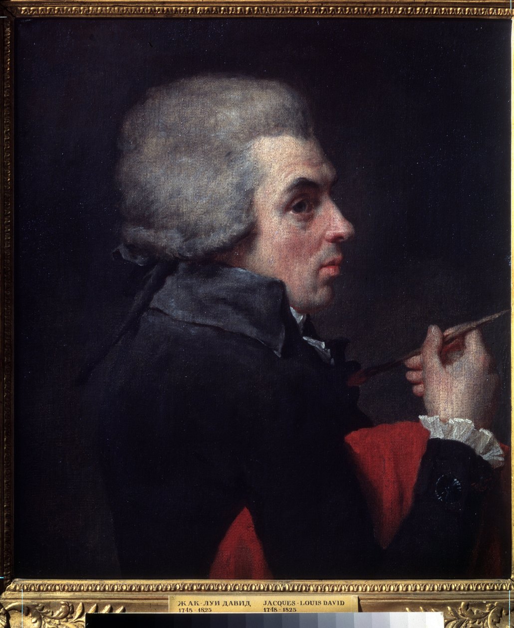 「Autoportrait」（自画像）ジャック・ルイ・ダヴィッド（1748-1825）作、1789年頃プーシキン美術館、モスクワ 作： ジャック・ルイス・デビッド