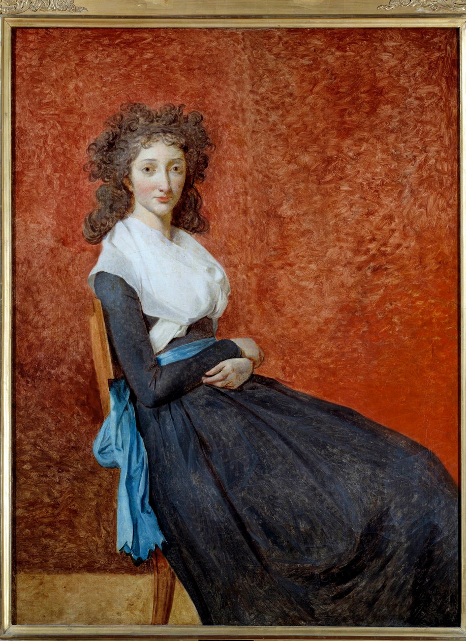 シャルル・ルイ・トルデーヌ夫人の肖像（1769-1802） ジャック・ルイ・ダヴィッド（1748-1825）の絵画 日。1,30 x 0,98 m 作： ジャック・ルイス・デビッド