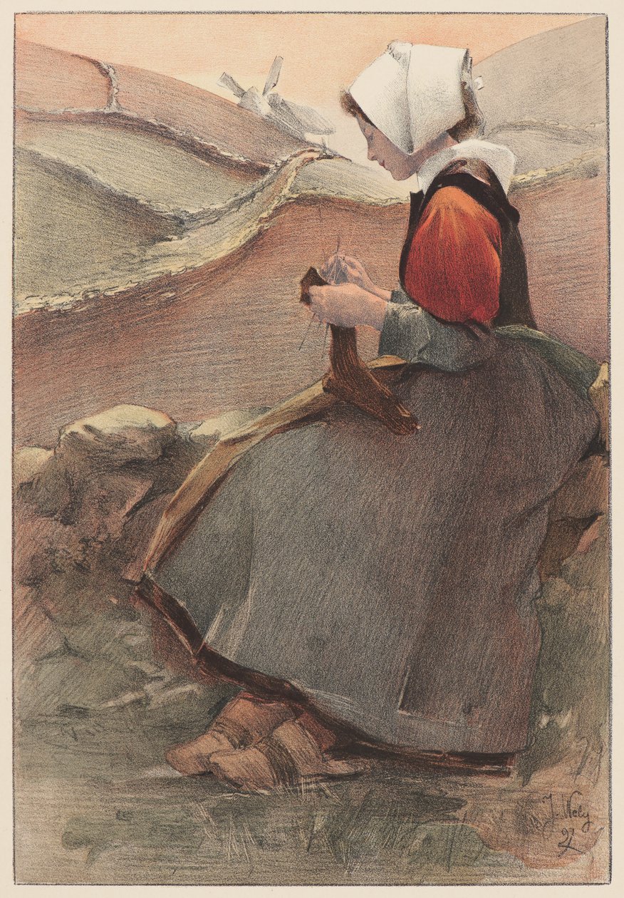 ムーアの花、1897年。 作： ジャック・ウェリー