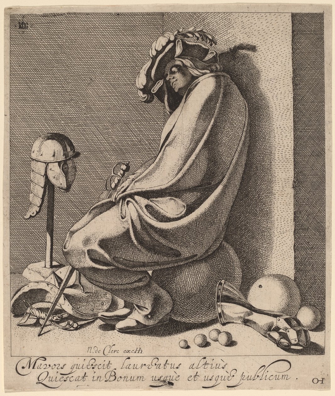 眠る火星 作： Jacques de Gheyn III