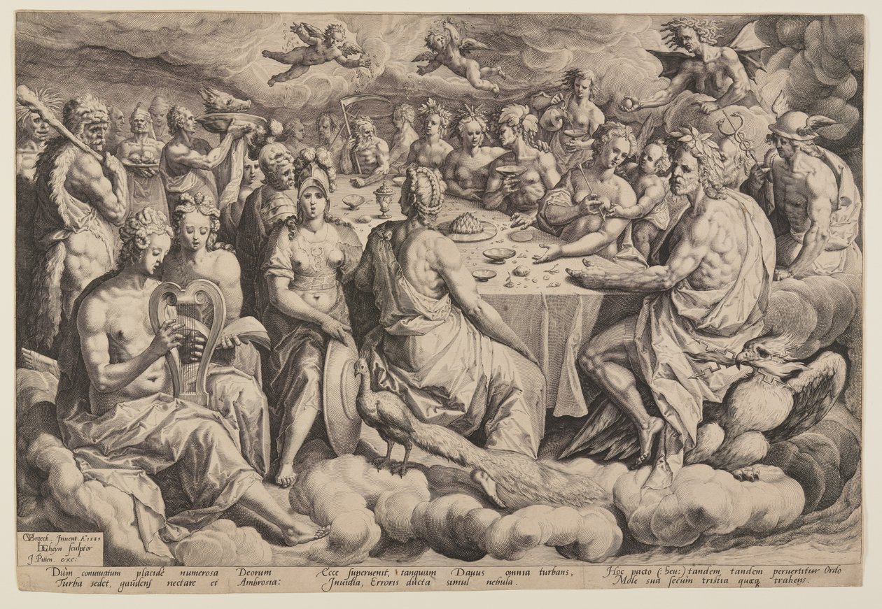 神々の宴 作： Jacques de Gheyn II