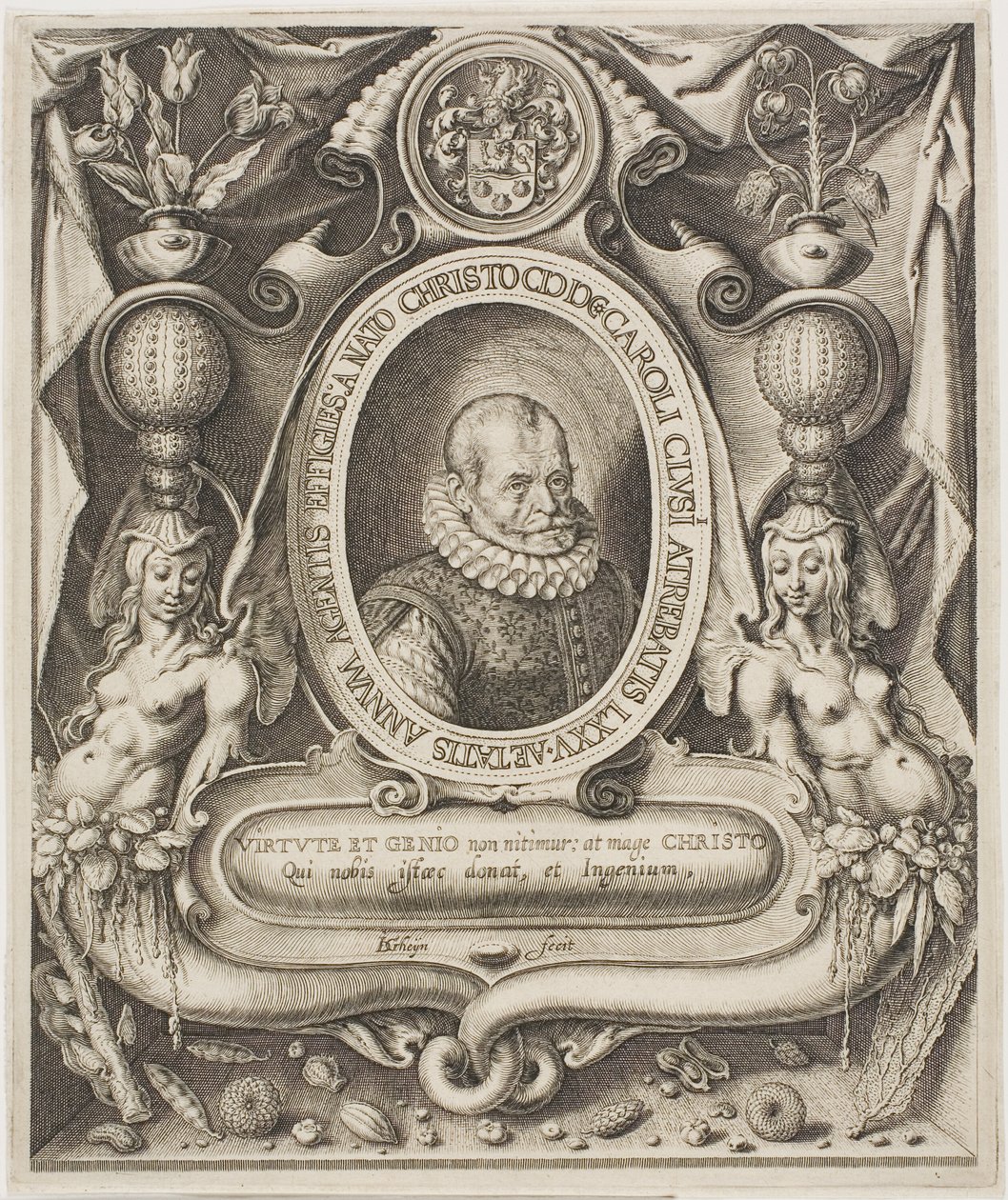 カロルス・クルシウス 作： Jacques de Gheyn II